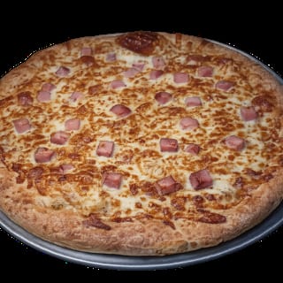 Ham Egg and Cheese Pizza 12”