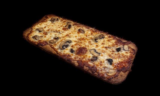 Mushroom Garlic Flatbread.