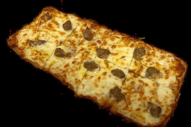 Sausage Egg and Cheese Flatbread.