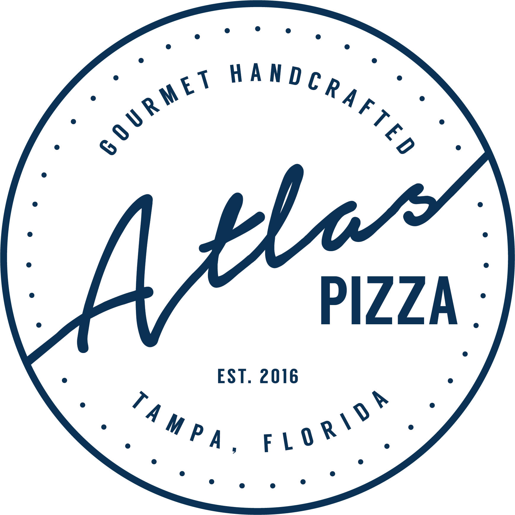 Menu ATLAS GOURMET PIZZA